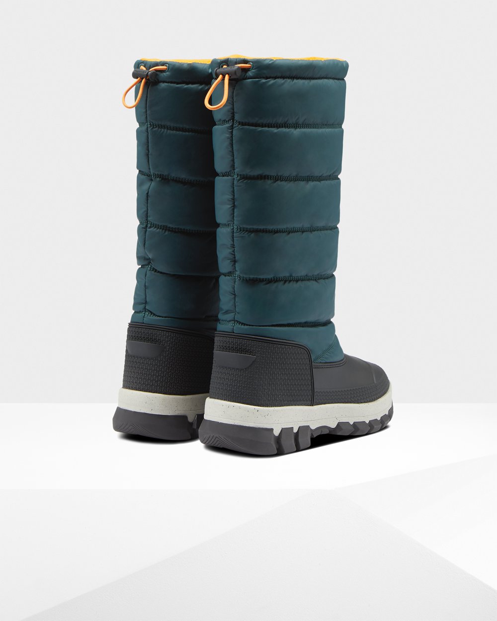 Hunter Sne Støvler Dame Grøn/Grå | Original Insulated Tall | CDXEZ-3705